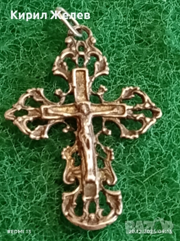СРЕБЪРЕН РУСКИ КРЪСТ СПАСИ и СЪХРАНИ ФИЛИГРАННА РЪЧНА ИЗРАБОТКА 44310, снимка 4 - Колиета, медальони, синджири - 52854570