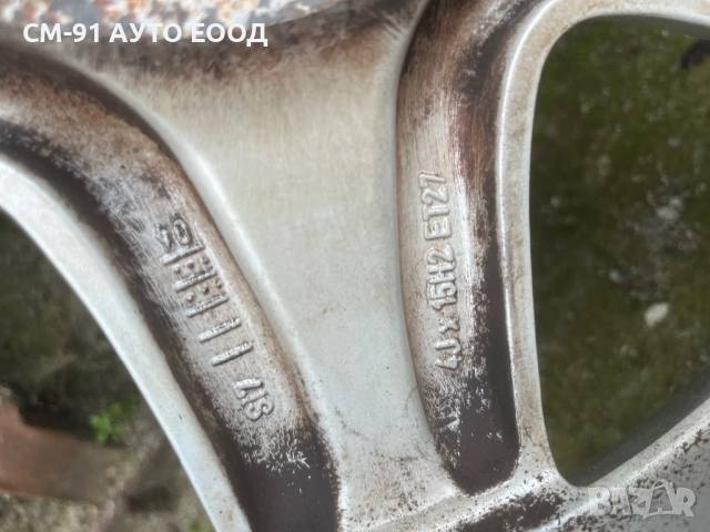 Джанти за Smart 3x112 , снимка 6 - Гуми и джанти - 52477014