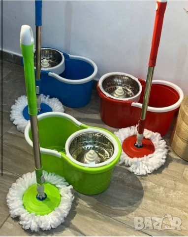 🔥 Spin Mop 360 – Супер Почистване Без Усилие! 🔄🧼 