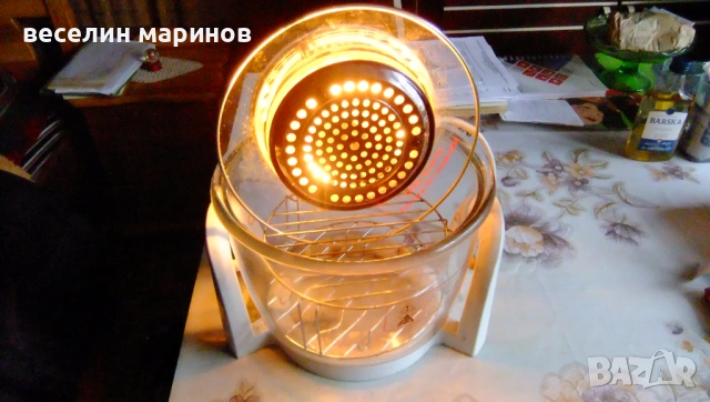 Продавам халогенна фурна AYKO - 800W  AHO -800, снимка 3 - Печки, фурни - 53257526