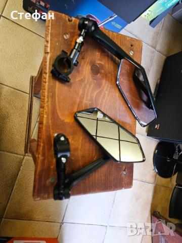 Огледало за обратно виждане за велосипед, ляво и дясно странични огледала за мотоциклет.