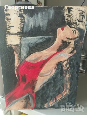 Продавам красива картина " Испанка"