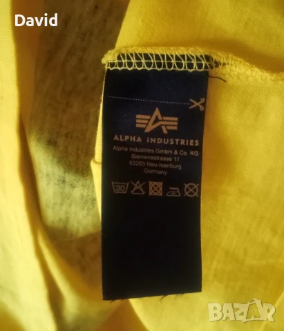 Оригинална мъжка тениска Alpha Industries Side Logo, снимка 5 - Тениски - 50999344