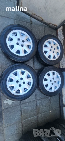 Джанти с гуми 14-ки 4х100 за Опел , снимка 3 - Гуми и джанти - 50917671