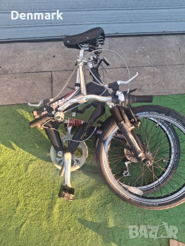 Алуминиев сгъваем велосипед-20 цола , снимка 7 - Велосипеди - 52416854