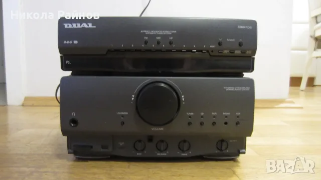 Мини HiFi ресийвър DUAL 5500RDS-За Ремонт или Части, снимка 3 - Ресийвъри, усилватели, смесителни пултове - 55983145