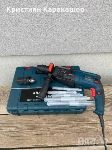 Немски Перфоратор Kraftroyal 2-28 1600 W, снимка 6 - Бормашини - 49306132