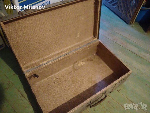 Стар куфар, снимка 2 - Антикварни и старинни предмети - 35814024