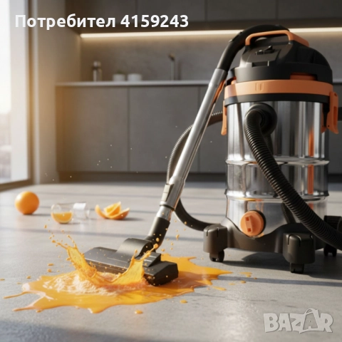 Stark’s IVC30 – Прахосмукачка 3 в 1 за сухо и мокро почистване с обдухване, 1500W и 30L резервоар, снимка 2 - Други стоки за дома - 51945647