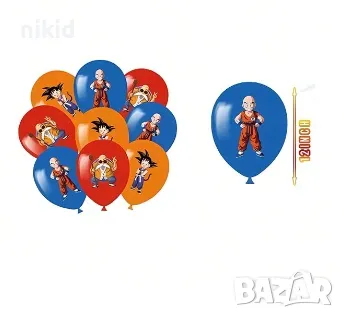 Dragon Ball драгон бол DragonBall парти банер надпис топер топери балон балони рожден ден, снимка 3 - Други - 47282059