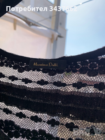 Блуза дантела Massimo Dutti , снимка 4 - Тениски - 44714647