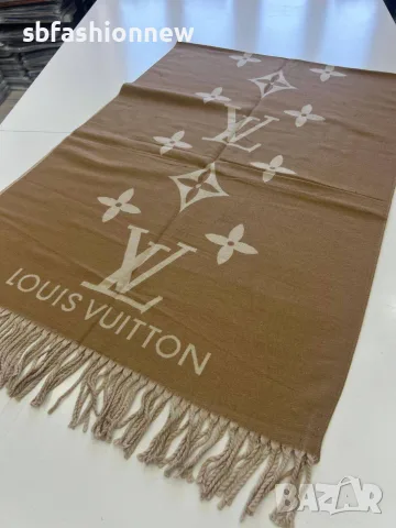 Louis Vuitton Gucci кашмирени шалове, снимка 8 - Шалове - 56116193