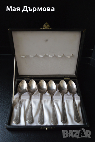 комплект 6 броя лъжички WMF - Германия, снимка 3 - Антикварни и старинни предмети - 44518312