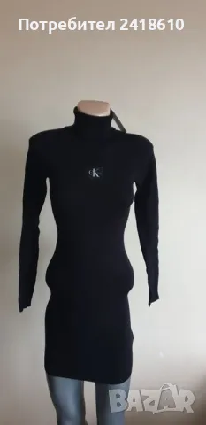 Calvin Klein Jeans Knit Womens Dress Size S/XS НОВО! ОРИГИНАЛ! Дамска Рокля!, снимка 16 - Рокли - 48197156