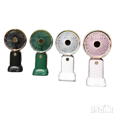 Стилен мини вентилатор с USB зареждане, снимка 5 - Вентилатори - 50628645