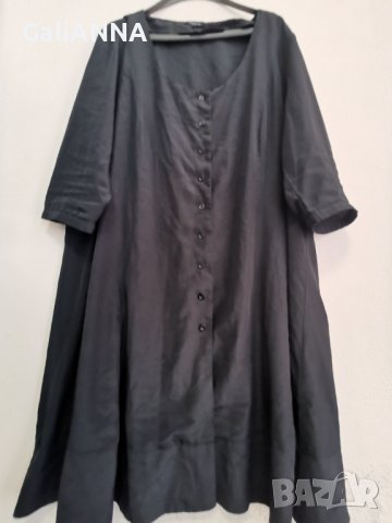 СТРАХОТНА ЕФИРНА РОКЛЯ-РИЗА 2XL-3XL, снимка 2 - Рокли - 42224970