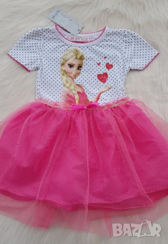 Детска рокля Елза - размер 3години - НОВА, снимка 4 - Детски рокли и поли - 44376117