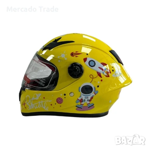 Детска каска Mercado Trade, S и M, Жълт, Розов, Син и Червен, снимка 8 - Аксесоари и консумативи - 50593123