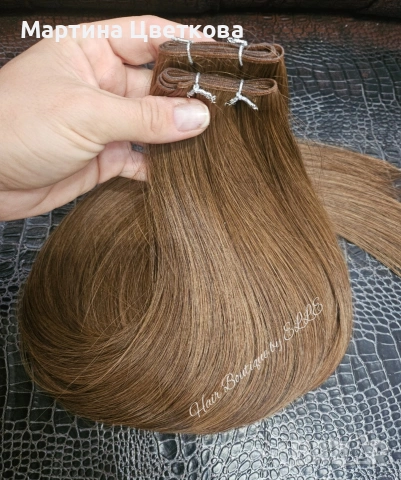 100% Естествена славянска коса , снимка 3 - Аксесоари за коса - 53039374