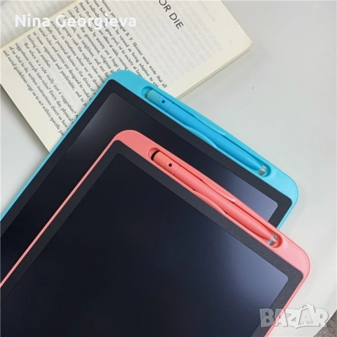 Детска дъска за рисуване Таблет, LCD екран, 12 инча., снимка 6 - Образователни игри - 53639720