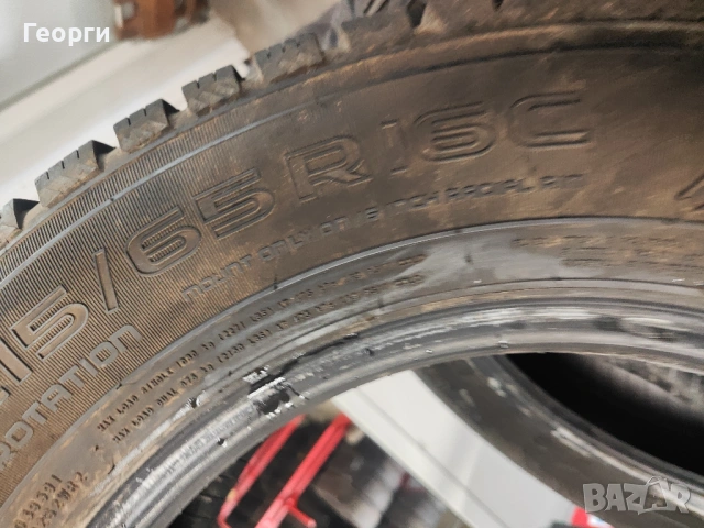 2бр.зимни гуми 215/65/16C Nokian, снимка 6 - Гуми и джанти - 53212930