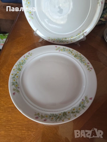 Порцеланови чинии с маркировка, снимка 3 - Чинии - 53865569