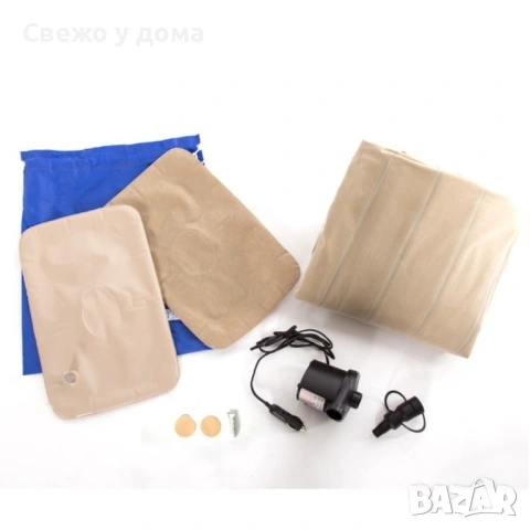 Удобен надуваем матрак (легло), приспособен  за спане в  автомобил , снимка 10 - Дивани и мека мебел - 53578495