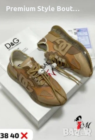 дамски маратонки dolce gabbana , снимка 5 - Маратонки - 53664673