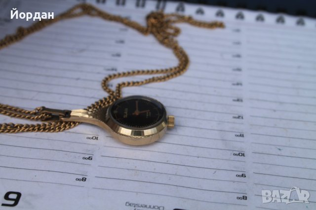 СССР часовник ''Слава'' медальон 17 камъка , снимка 4 - Антикварни и старинни предмети - 40725007