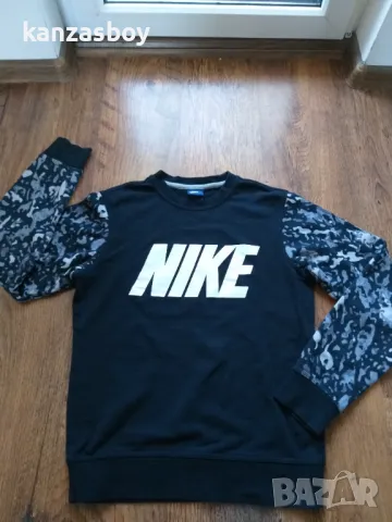 NIKE CLUB CREW TERRY CAMO - страхотна мъжка блуза С, снимка 2 - Спортни дрехи, екипи - 48826580