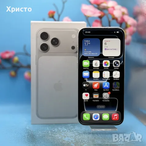 ГАРАНЦИОНЕН!!! Apple iPhone 17 Pro Max, 256GB, 5G, Silver, снимка 2 - Apple iPhone - 55976273