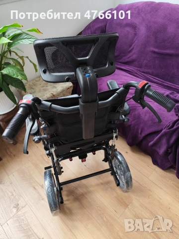 Сгъваема инвалидна количка , снимка 2 - Инвалидни колички - 53843971