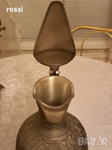 Vintage. Нов. Немски калаен сервиз за вино, ракия. Кана и 6 чаши. , снимка 10 - Антикварни и старинни предмети - 48827866