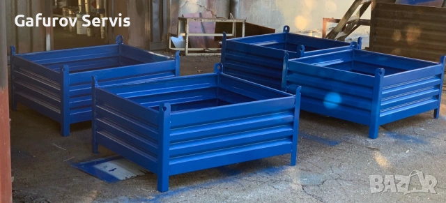 Метална палетна каса – затворен вариант