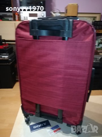 КУФАР 65Х42Х22СМ-ЧЕРВЕН ДЕНИМ 1808231952, снимка 8 - Куфари - 41897525