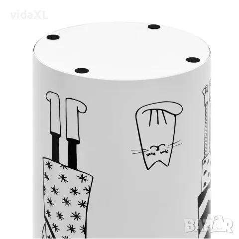 vidaXL Поставка за чадъри "Жени", бяла, снимка 4 - Закачалки - 56146379