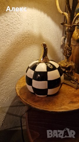 Керамична стилизирана тиква., снимка 3 - Декорация за дома - 42342430