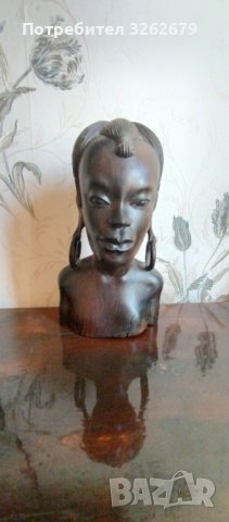 Фигура масивна от Африка абанос , снимка 7 - Антикварни и старинни предмети - 41978119