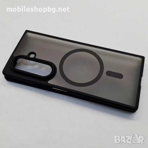 Samsung Galaxy Z Fold 7 калъф MagSafe черен мат полупрозрачен, снимка 7 - Калъфи, кейсове - 53509444