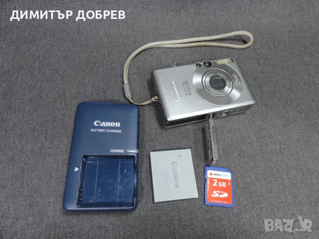 ЦИФРОВ ФОТОАПАРАТ CANON DIGITAL IXUS 55 5.0MP CCD DIGITAL CAMERA Y2K DIGICAM, снимка 13 - Фотоапарати - 55722755