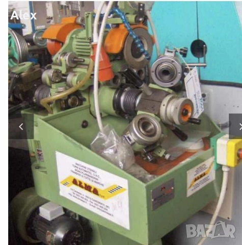 Продавам чисто нова италианска машина за заточване на режещи инструменти , снимка 10 - Други машини и части - 53428960