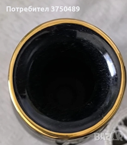 Ваза кобалт и злато , снимка 2 - Вази - 53618773