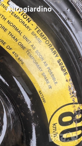 Резервна гума / патерица за Chrysler PT Cruzer - 4472491 / 145/70/17, снимка 4 - Гуми и джанти - 52740423