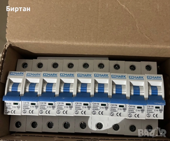 Elmark - Дефектно токови защити(JVL5 и JEL1) и прекъсвачи (16A и 32А), снимка 2 - Друга електроника - 53259148