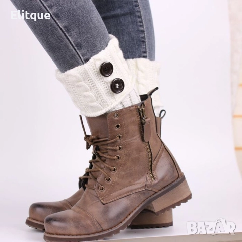 Дамски вълнени плетени гети без пръсти, различни цветове, снимка 18 - Други - 52644571