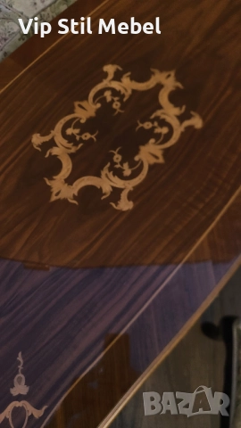 Френска холна гарнитура с гобленова дамаска , снимка 16 - Дивани и мека мебел - 52790049