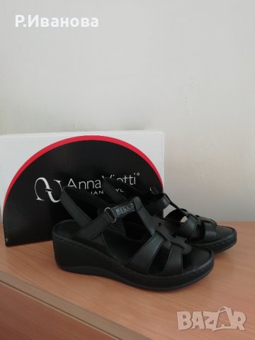 Нови италиански кожени сандали, 36 размер, снимка 2 - Сандали - 41163187