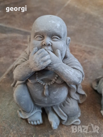 три статуетки на Буда Не знам, не чух, не видях 32/2, снимка 4 - Статуетки - 53072379