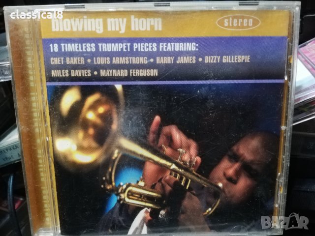 аудио диск - blowing my horn-18 timeless trumpet pieces featuring