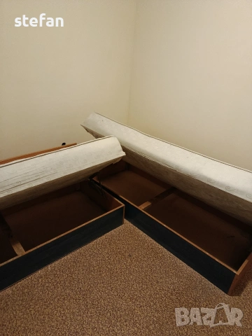Ъглови легла с ракла и матеаци, снимка 6 - Спални и легла - 53523211